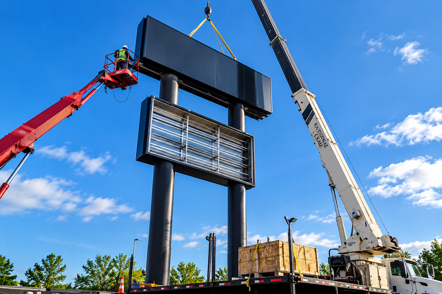 BNext Design high-rise signs project